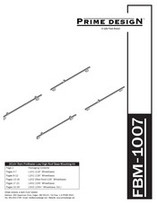 Safe Fleet Prime Design FBM-1007 Manual