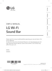 LG DSN8YG Simple Manual