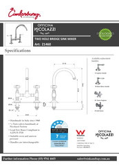 NICOLAZZI Z1460 Installation Instructions Manual