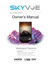 Skyvue C-NXG-4970-P Owner's Manual