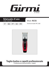 TREVIDEA Girmi RC55 User Manual