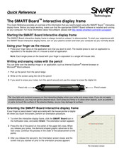 Smart Board Quick Reference