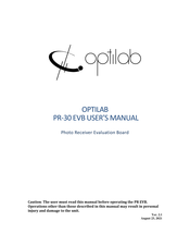 OPTILAB PR-30 User Manual