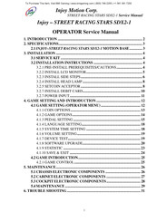 Injoy Motion STREET RACING STARS SDX2-1 Service Manual