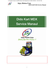 Injoy Motion Dido Kart MDX Service Manual