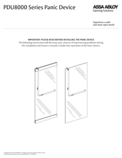 Assa Abloy PDU8000 Series Manual