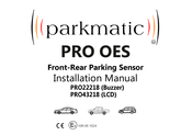 Parkmatic PRO22218 Installation Manual
