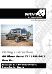 Uneek 4x4 GU-RB-ASM5 Fitting Instructions Manual