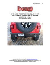 Rock Hard 4x4 RH-90340 Installation Manual
