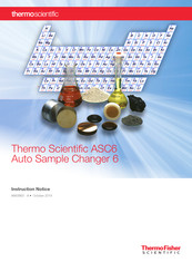Thermo Scientific Auto Sample Changer 6 Instruction Notice
