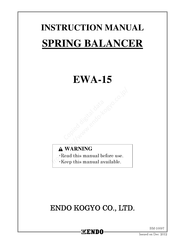 Endo EWA-15 Instruction Manual