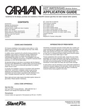 Slant/Fin CARAVAN GGHT-2625E Application Manual
