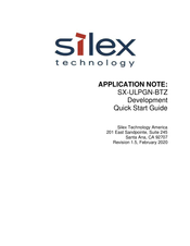 Silex technology SX-ULPGN-BTZ Quick Start Manual