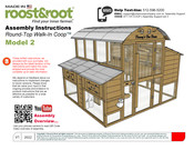 roost&root Round-Top Walk-In Coop 2 Assembly Instructions Manual