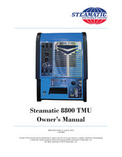 HydraMaster Steamatic 8800 TMU Owner's Manual