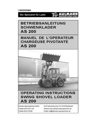 ahlmann AS 200 Operating Instructions Manual