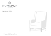 Kinfine HOMEPOP K7524 Assembly Instructions Manual