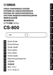 Yamaha CS-800 Quick Manual