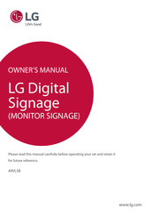 LG UM5J-B Owner's Manual