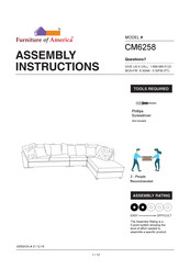 Furniture of America CM6258LGAC Assembly Instructions Manual