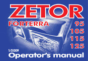 Zetor FORTERRA 125 Operator's Manual