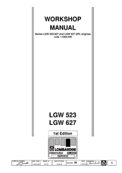 Lombardini LGW 627 Series Workshop Manual