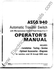 Asco 940 Operator's Manual
