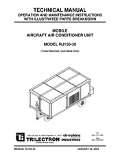 Illinois Tool Works TRILECTRON AIR-A-PLANE RJ150-30 Technical Manual