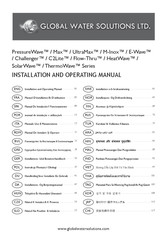 Global Water Solutions Flow-Thru Series Installation And Operating Manual