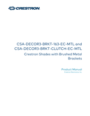 Crestron CSA-DECOR3-BRKT-CLUTCH-EC-MTL Product Manual
