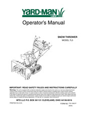 MTD Yard-Man 7L3 Operator's Manual