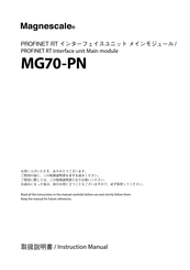 Magnescale MG70-PN Instruction Manual