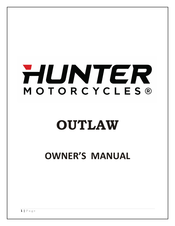 Hunter Motorcycles OUTLAW Owner's Manual