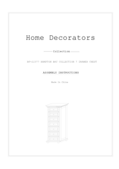 Home Decorators HAMPTON BAY BF-22377 Assembly Instructions Manual