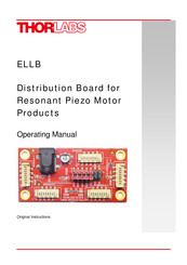 THORLABS ELLB Original Instructions Manual