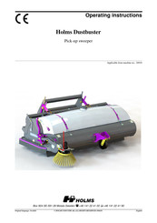 HOLMS Dustbuster Operating Instructions Manual