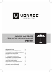 VONROC 8717479097425 Original Instructions Manual