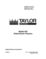 Taylor 428 Service Manual