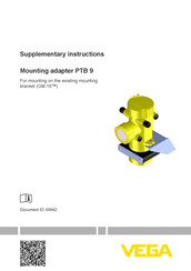 Vega PTB 9 Supplementary Instructions Manual