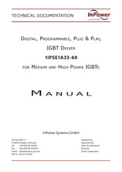InPOWER 1IPSE1A33-60 Technical Documentation Manual