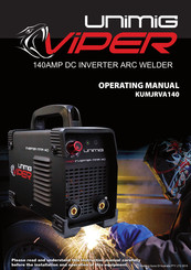 Unimig VIPER KUMJRVA140 Operating Manual