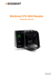 BioSmart PV-WM-MFR Operation Manual