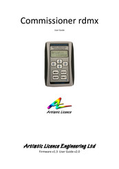 Artistic Licence Commissioner rdmx User Manual