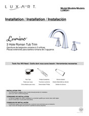 Luxart Lumino LUM341 Installation Manual
