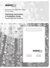 ALLIANCE RAPID R26N Operating	Instructions And Installation Manual