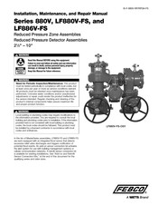 Watts FEBCO 880V Series Instruction, Installation, Maintenance And Repair Manual