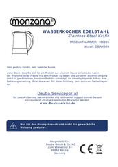 Monzana DBWK009 Quick Start Manual