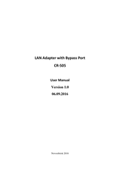 Parabel CR-505 User Manual
