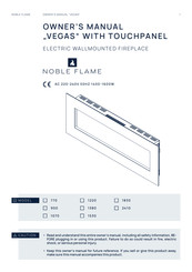 Noble Flame VEGAS Series Owner's Manual