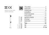 Comunello Automation MAST TWIN Installation And User Manual